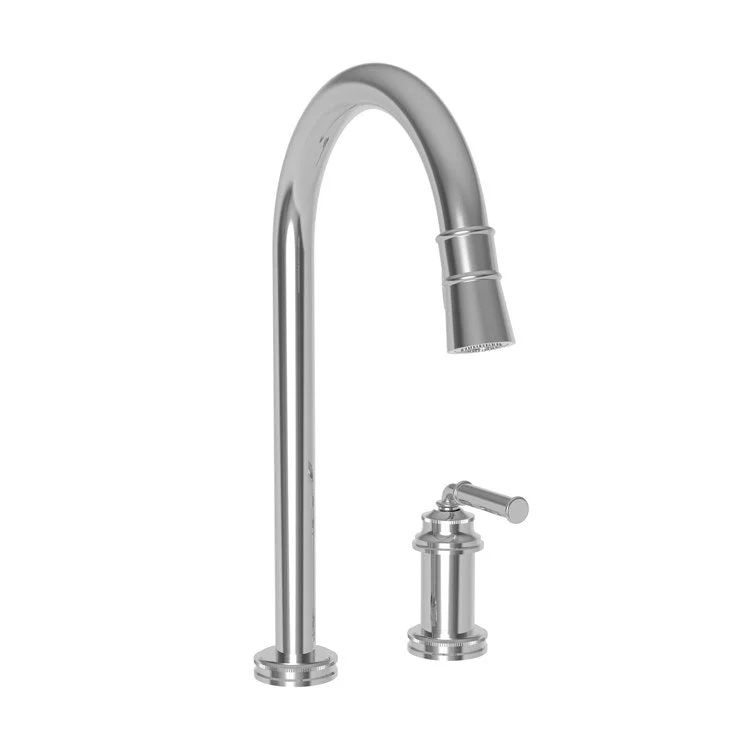 Kitchen Faucet Taft 1 Lever ADA Satin Nickel PVD Pull Down Spout Height 10-1/5 Inch 1.8 Gallons per Minute