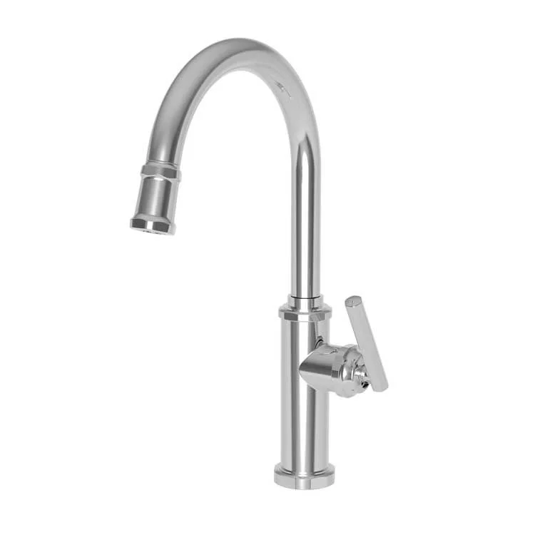 Kitchen Faucet Heaney 1 Lever ADA Forever Brass PVD Pull Down Spout Height 10-3/4 Inch 1.8 Gallons per Minute