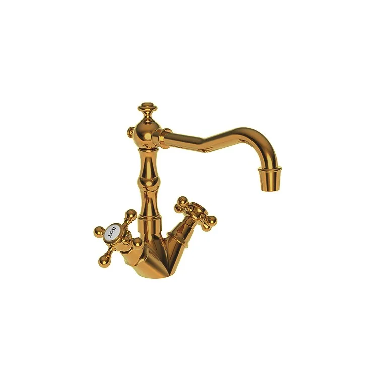 Bar Faucet Chesterfield 2 Cross ADA Satin Bronze PVD Spout Height 5-1/4 Inch