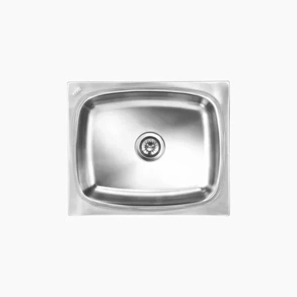 Nirali Grace Plain Deluxe Stainless Steel Single Bowl Kitchen Sink in 304 Grade