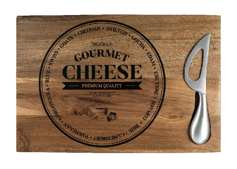 Peer Sorensen Rectangular Cheeseboard W/ Stainless Steel Knife