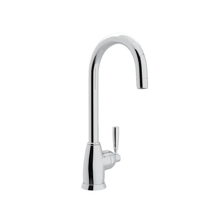 Bar Faucet Holborn 1 Lever Polished Chrome Swivel C-Spout 1.5 Gallons per Minute