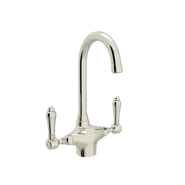 Bar Faucet San Julio 1 Lever Polished Nickel 0.5 Gallons per Minute