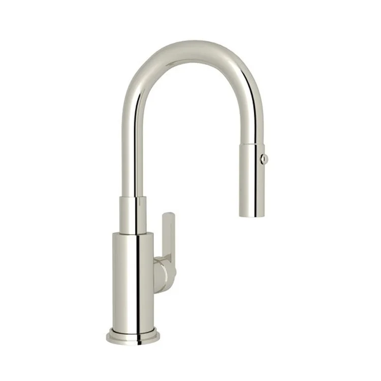 Bar Faucet Lombardia 1 Lever Polished Nickel 1.8 Gallons per Minute