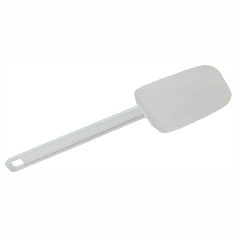 Commercial White Rubber Head Scraper Spatula/Spoonula, Spoon Blade