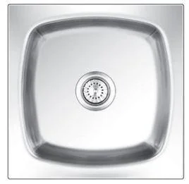 Nirali Square Plain Deluxe Stainless Steel Single Bowl Kitchen Sink in 304 Grade