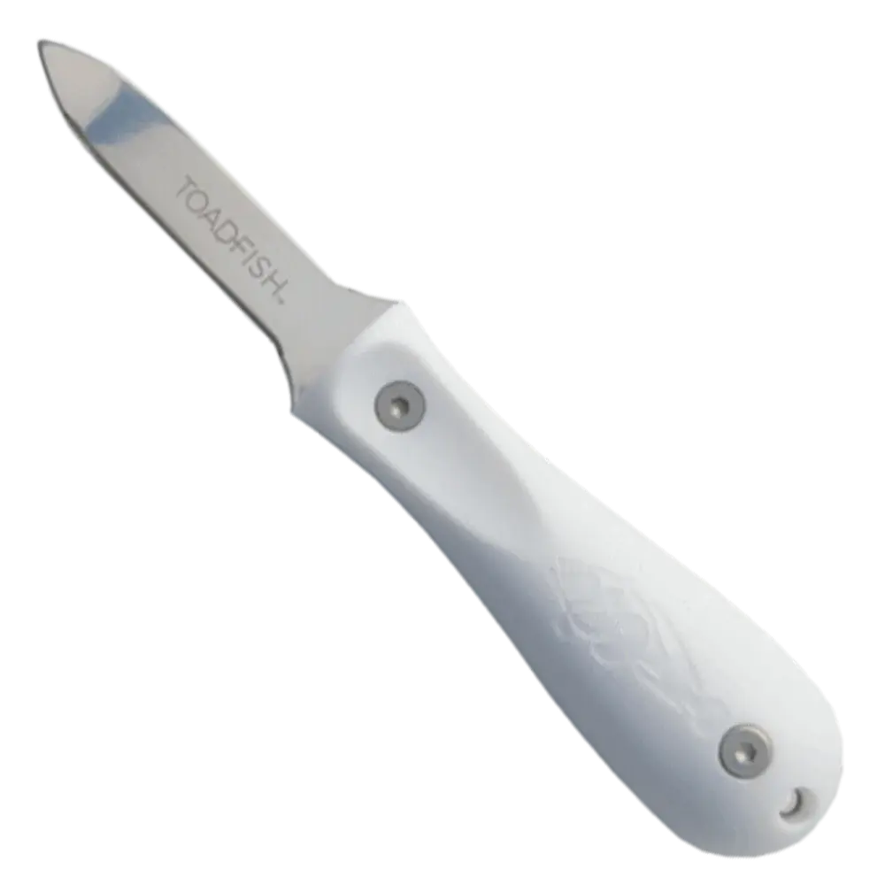 Toadfish Professional Edition Oyster Knife - White