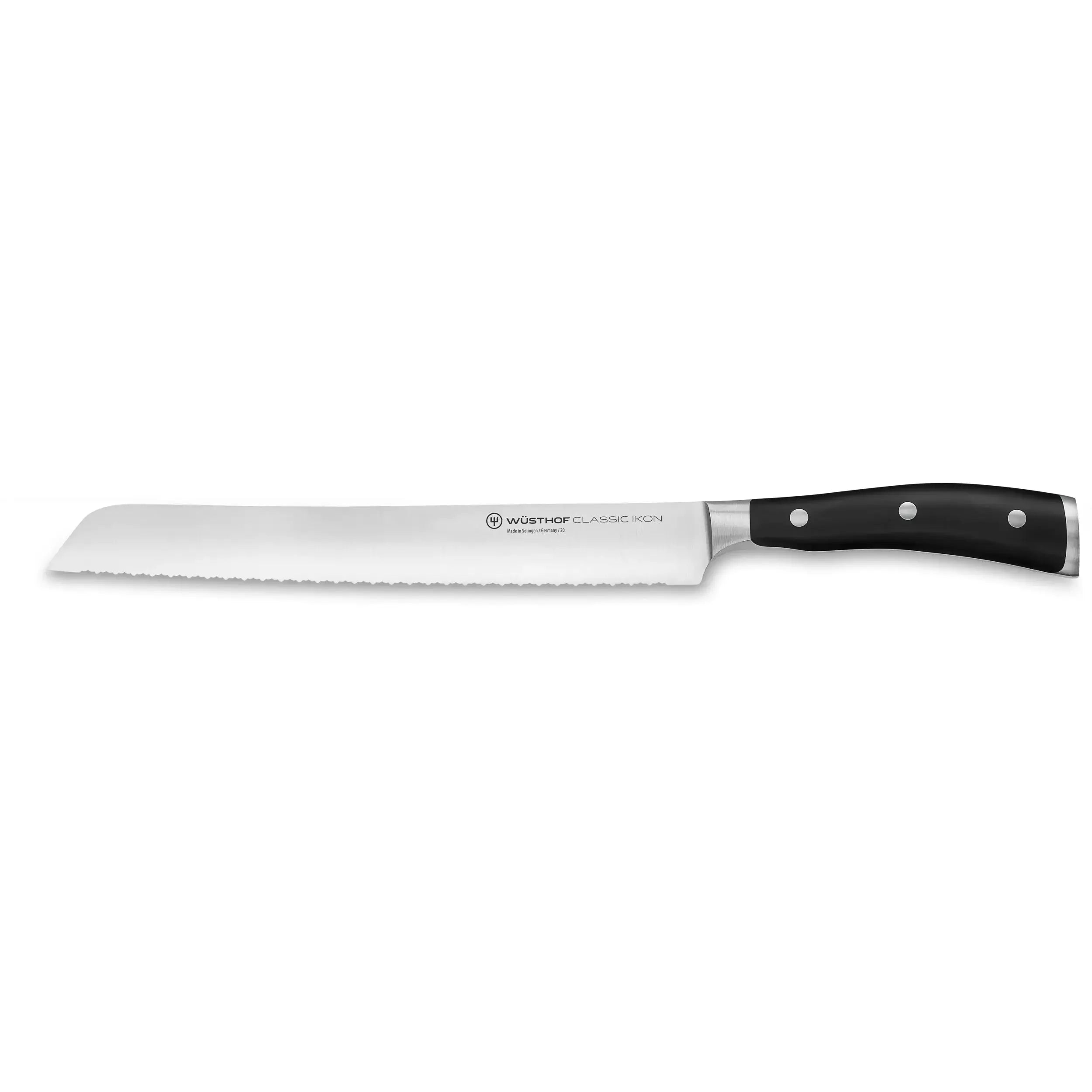 Wusthof Ikon 9" Double Serrated Bread Knife