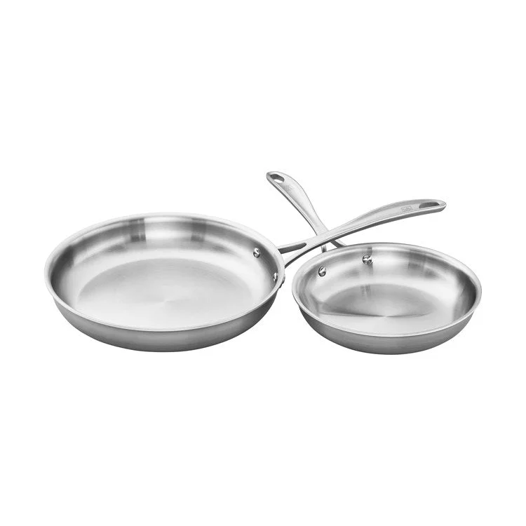 Spirit 3-Ply 2-Piece Stainless Steel Frying Pan Set