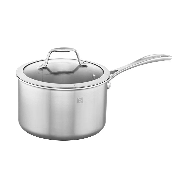 Spirit 3-Ply 4-Quart Stainless Steel Saucepan