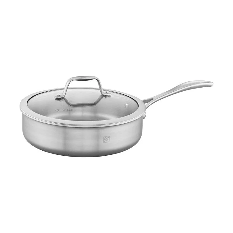 Spirit 3-Ply 3-Quart Stainless Steel Saute Pan